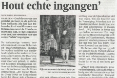 2009 jun Over een jaar heeft de Haarlemmerhout echte ingangen