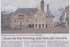 Lieven de Key Penning voor Huis van Hendrik