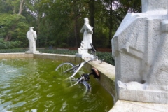 2015 okt Hildebrandfontein, fiets te water